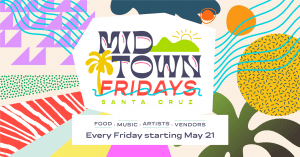 Ecology Action at MIDTOWN FRIDAYS! Summer Block Party @ Parking lot Next to the Midtown fire station and across from Home / Work